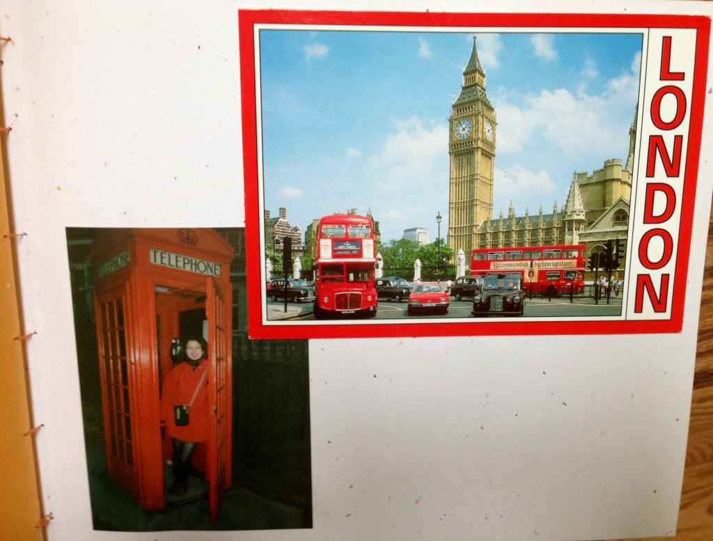 Me in a Red Phone Booth/London postcard (1996)